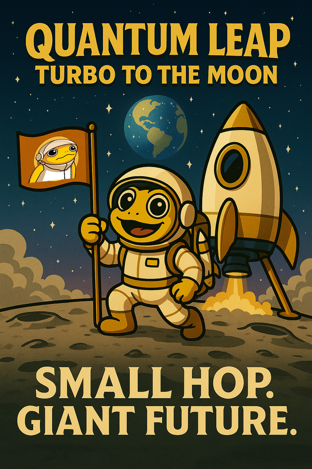 Quantum Leap: Turbo To The Moon Poster