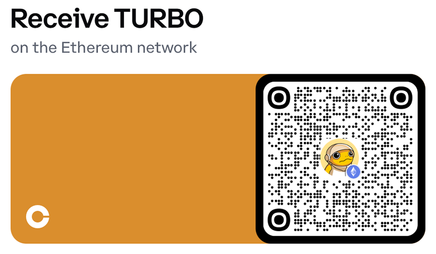 Turbo donation QR code